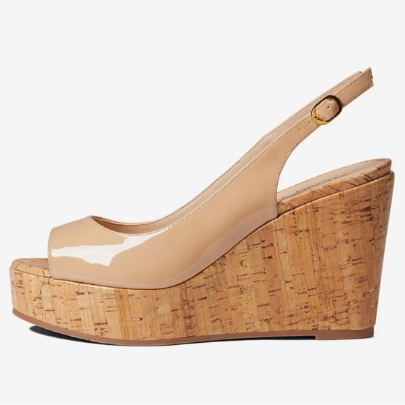 Stuart Weitzman Riveria Wedge Sandals Size 11 - Picture 1 of 10
